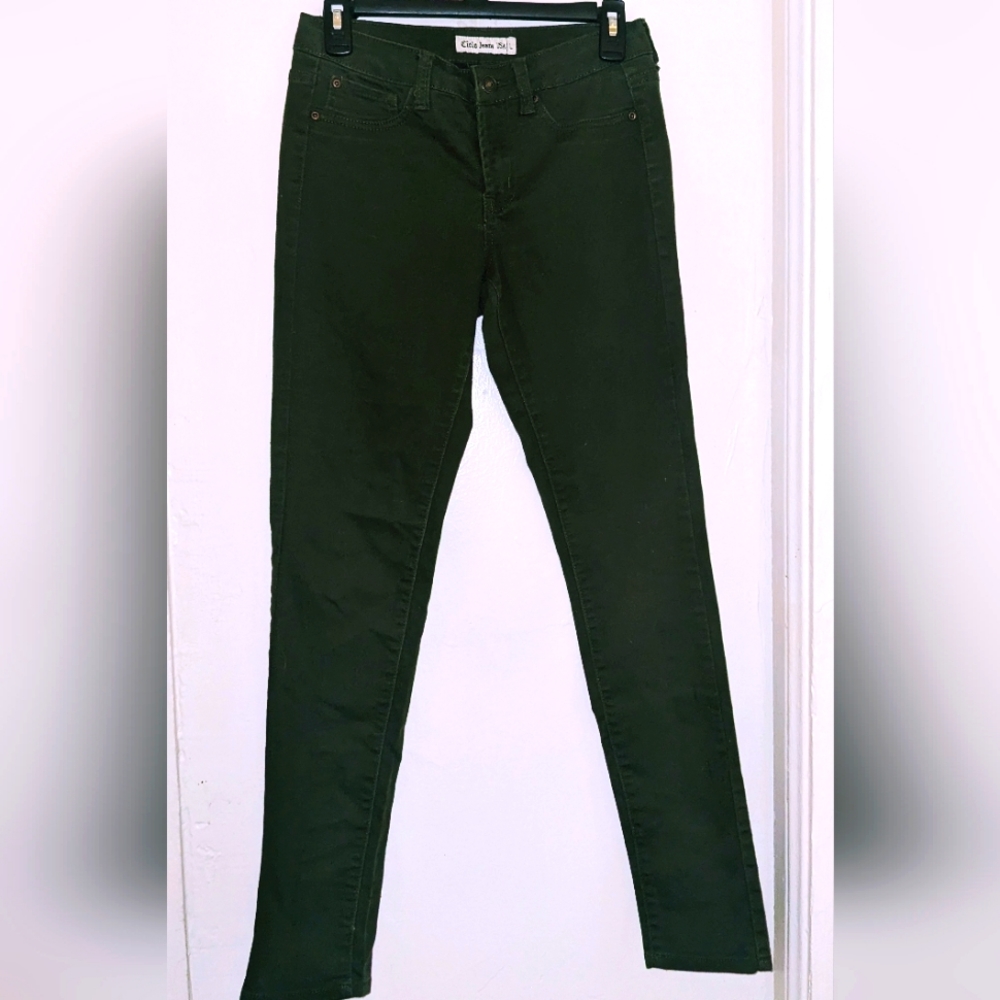 Army Green skinny jeans